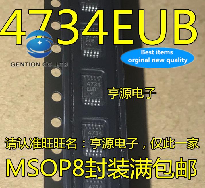 10pcs 100% orginal new   4734EUB MSOP8 MAX4734EUB+ MAX4734 analog switch chip